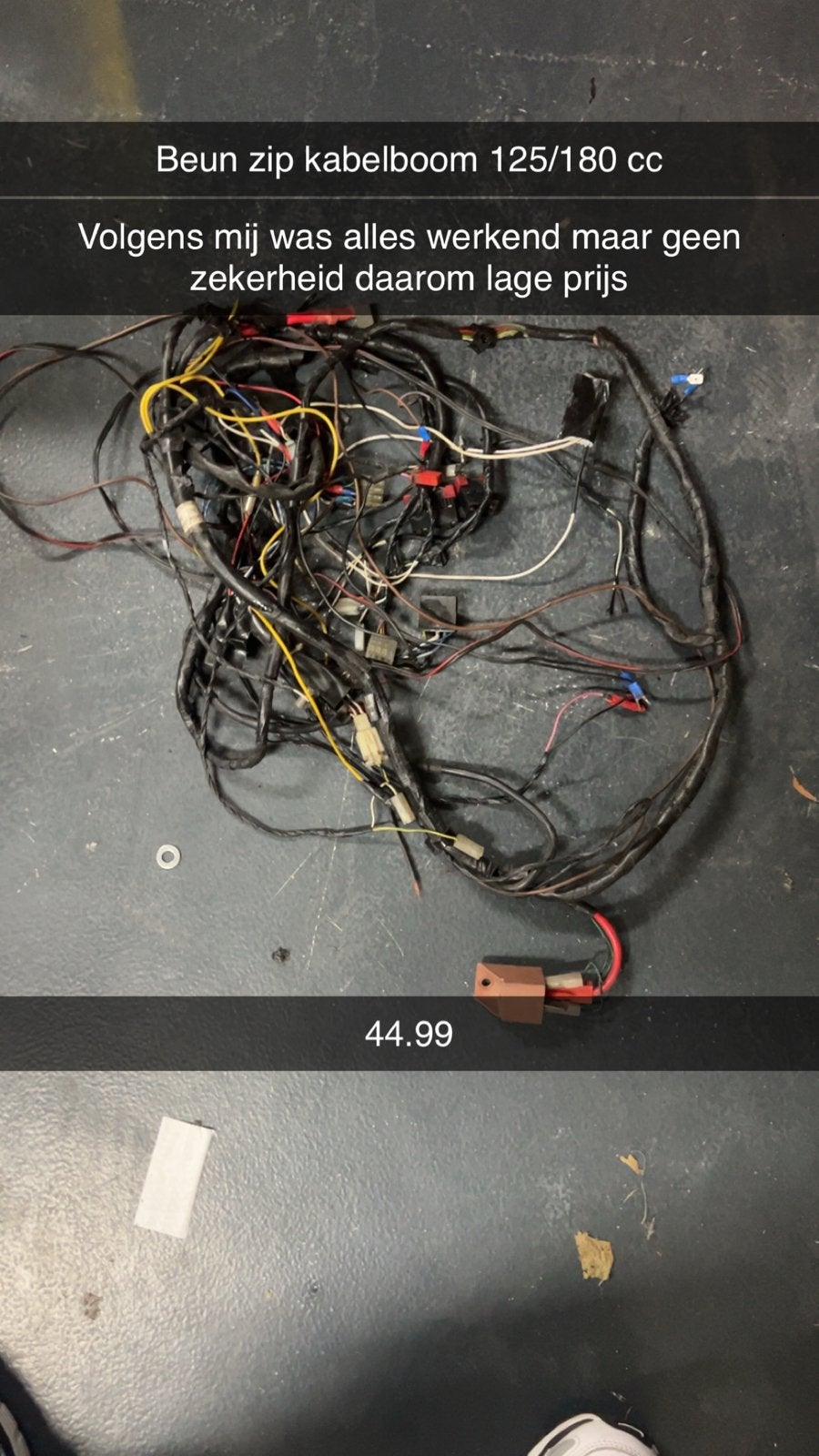 Zip Kabelboom 125/180 cc, Ophalen of Verzenden, Gebruikt, Overige typen
