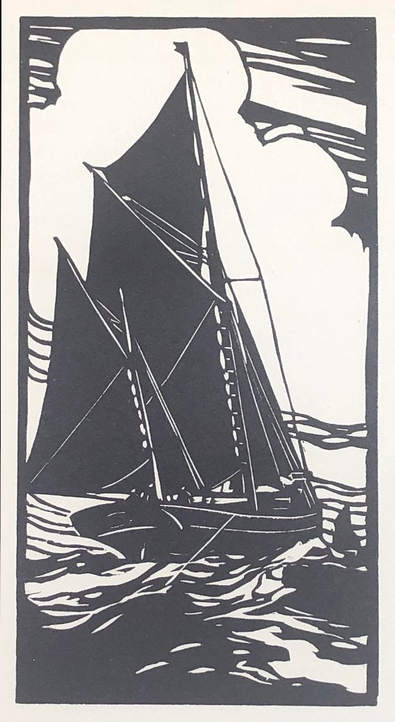 Mooie, betaalbare kunst v/h Grafiekkabinet Cyril A Wilkinson, Verzenden