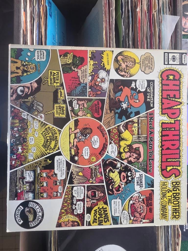 Big Brother & The Holding Company - Cheap Thrills LP, Ophalen, Gebruikt, 12 inch, Poprock