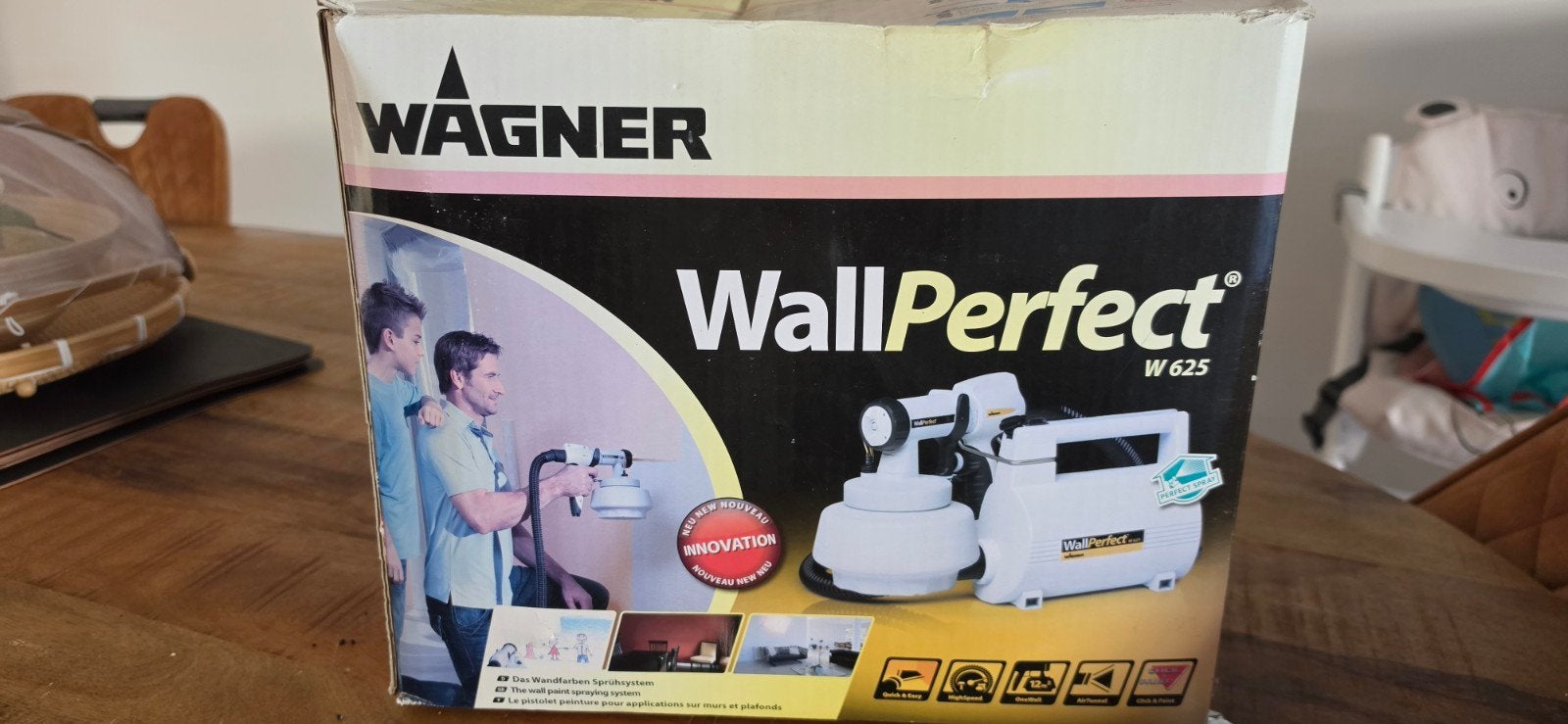 Wagner WallPerfect W 625 Verfspuit - nieuw in doos., Doe-het-zelf en Verbouw, Ophalen of Verzenden, Nieuw, Verfspuit of Verfpomp