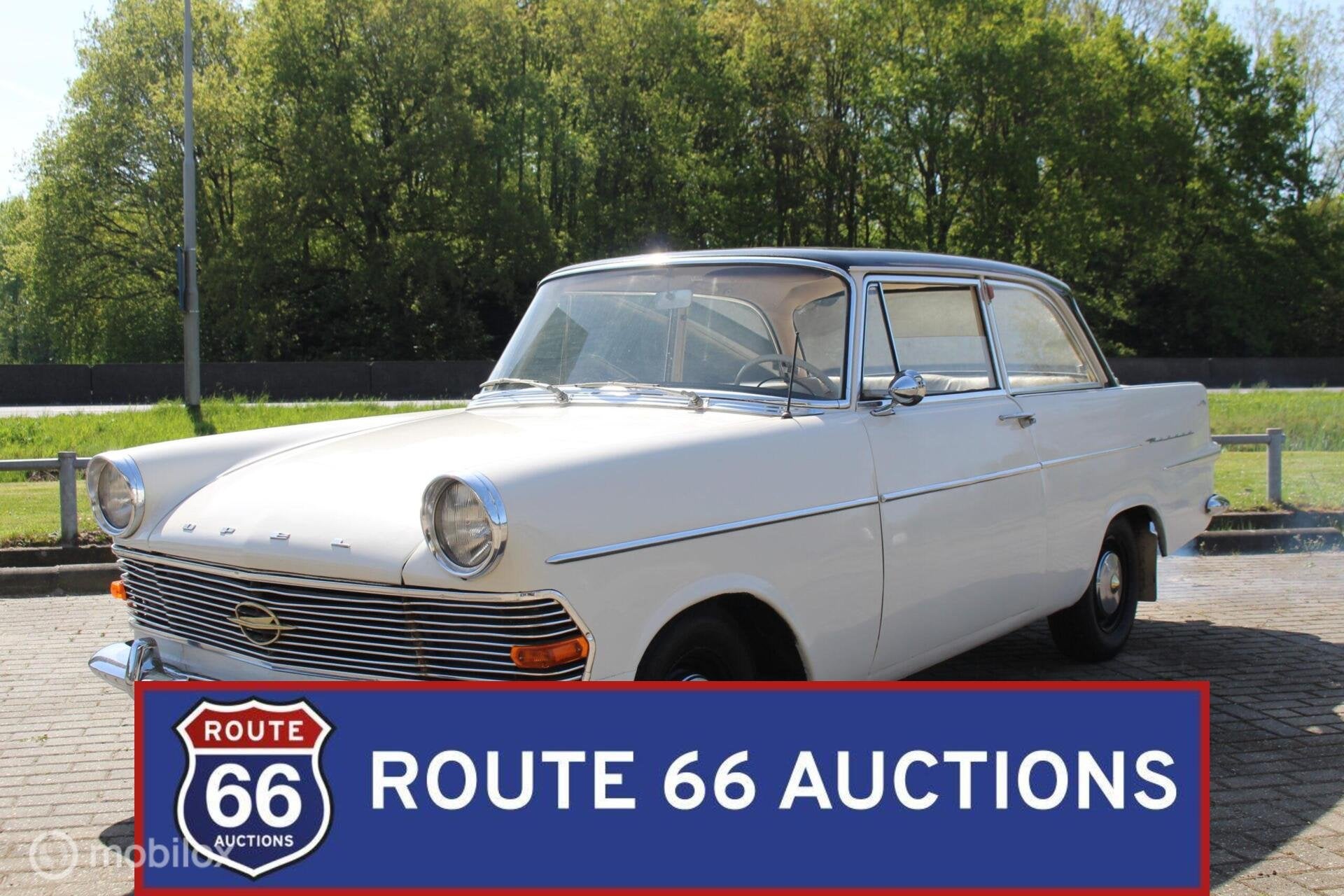Opel Rekord P2 1700 | Route 66 Auctions, Overige carrosserieën, Zwart, Bedrijf, Opel