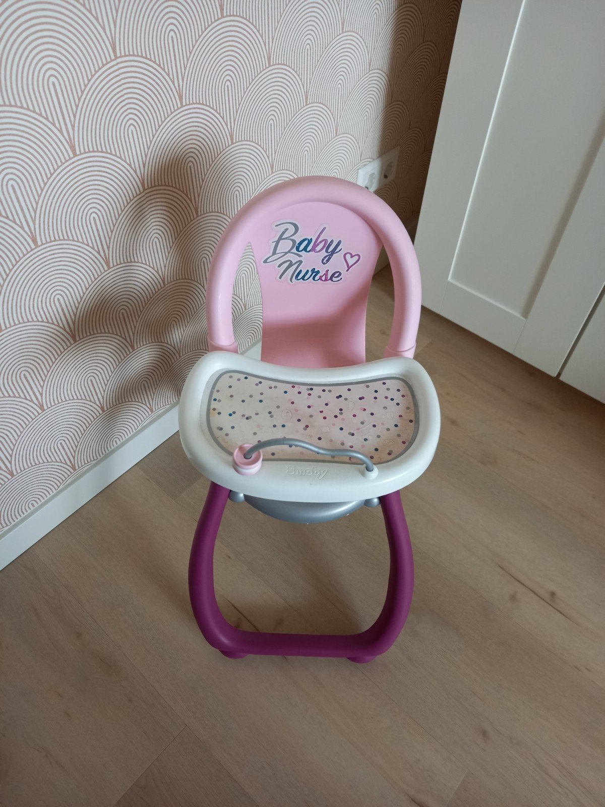 Smoby kinderstoel voor pop poppen kinderstoel, Ophalen of Verzenden, Meisje