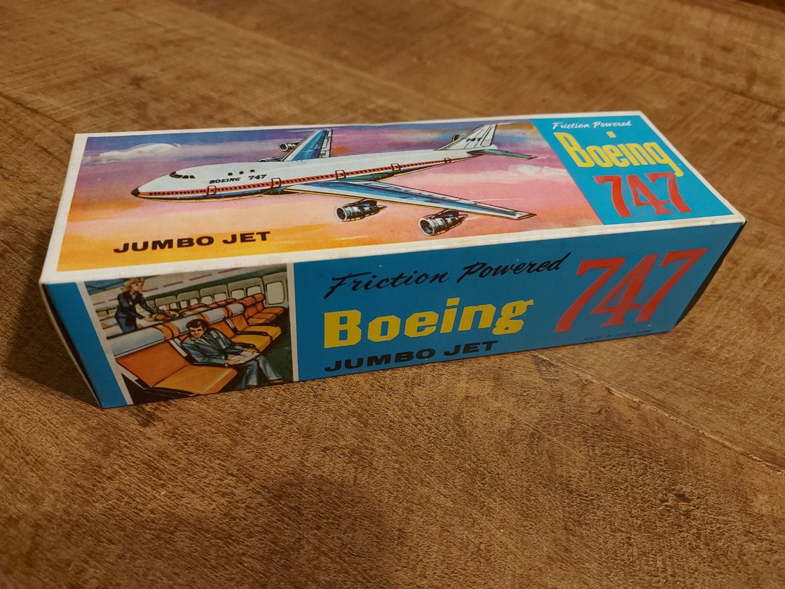 Vintage Ichiko Japan Boeing 747 KLM Jumbo Jet zeer mooi!, Verzamelen, Ophalen of Verzenden