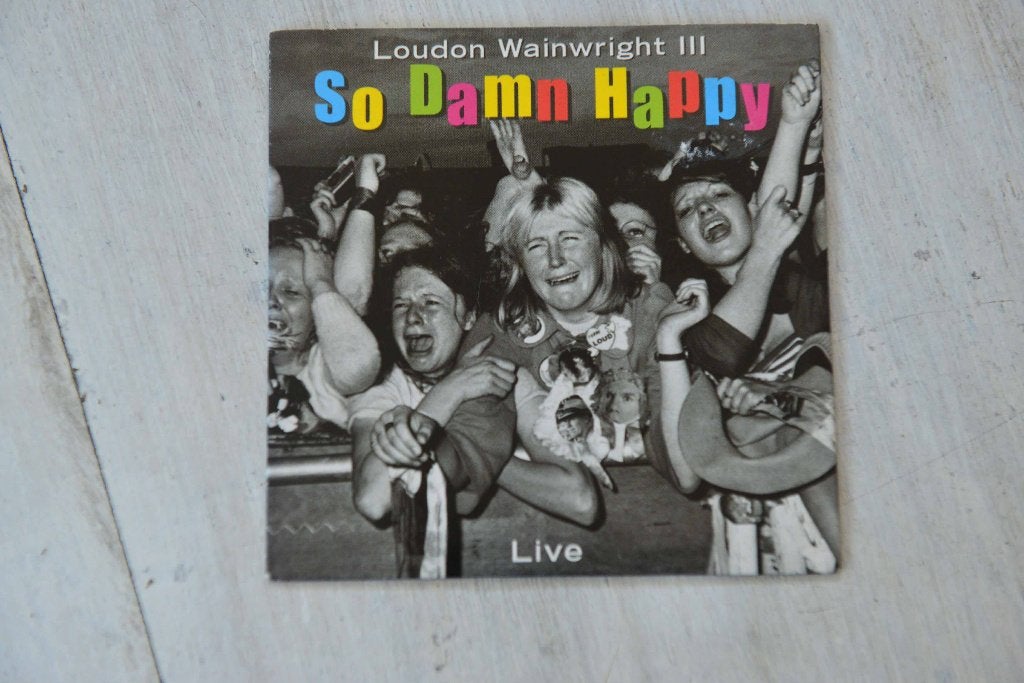 LOUDON WAINWRIGHT III == So Damn Happy Live, Digipak, Zo goed als nieuw, Live-album, Verzenden