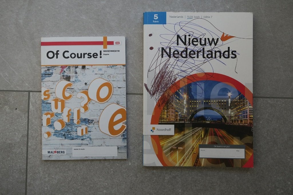 2x Schoolboeken Nederlands en Engels havo 5, Boeken, Ophalen of Verzenden, Zo goed als nieuw, HAVO, Engels