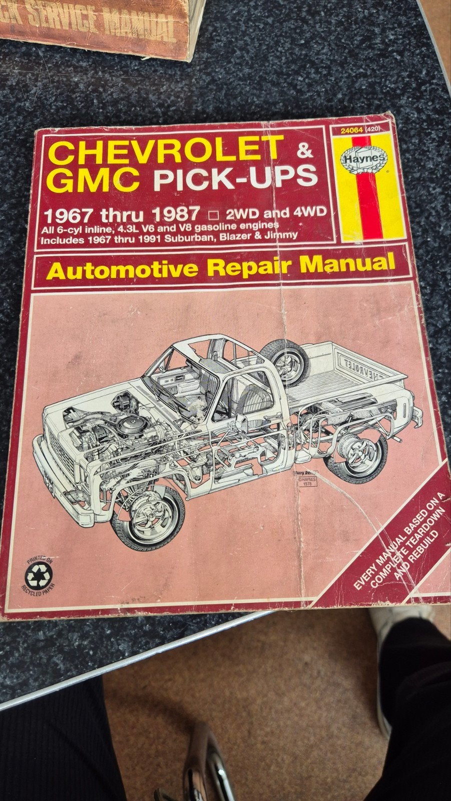 Haynes Reparatiehandleiding Chevrolet & GMC Pick-ups, Ophalen