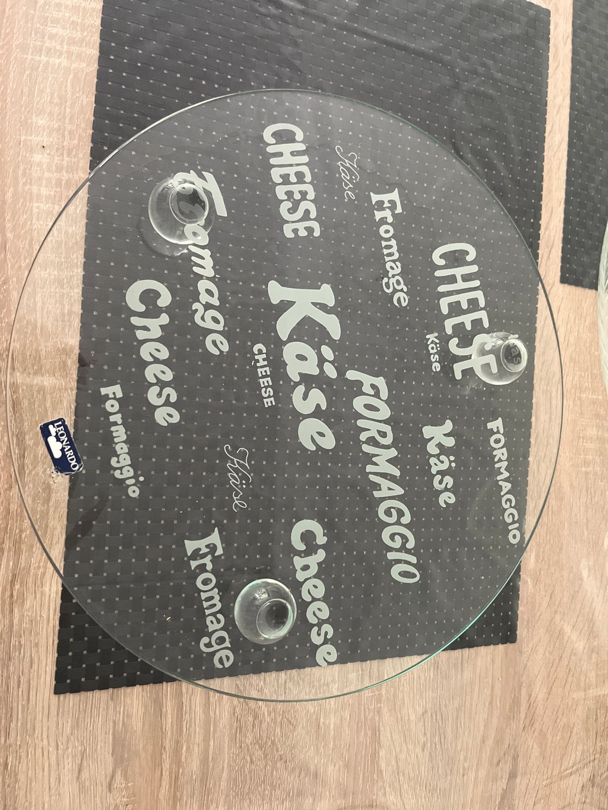 Nieuwe Leonardo glazen tapas/kaasschaal, Overige typen, Ophalen, Nieuw, Glas