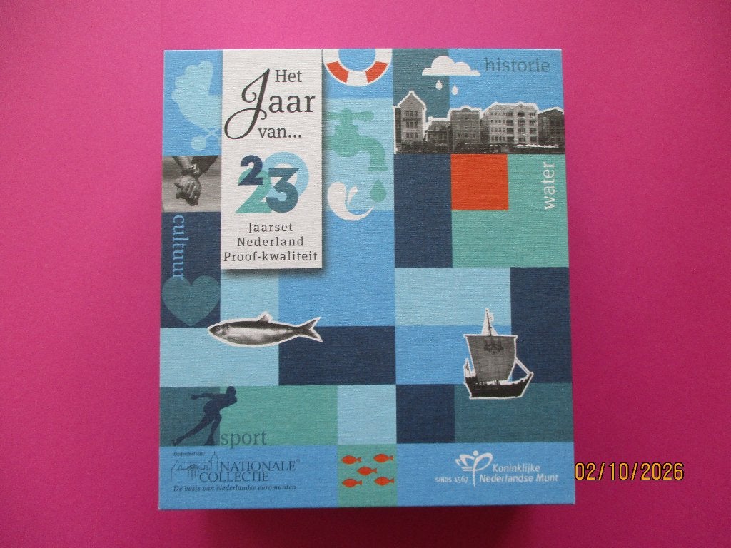 Jaarset Nederland 2023 Proof-kwaliteit, Ophalen of Verzenden, België, Overige waardes, Setje