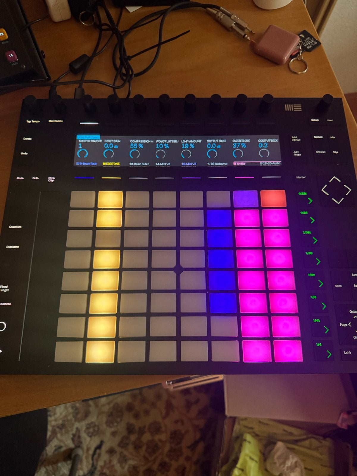 Ableton Push 2 MIDI Controller + stofkap, Overige merken, Midi-aansluiting, Zo goed als nieuw, Overige aantallen