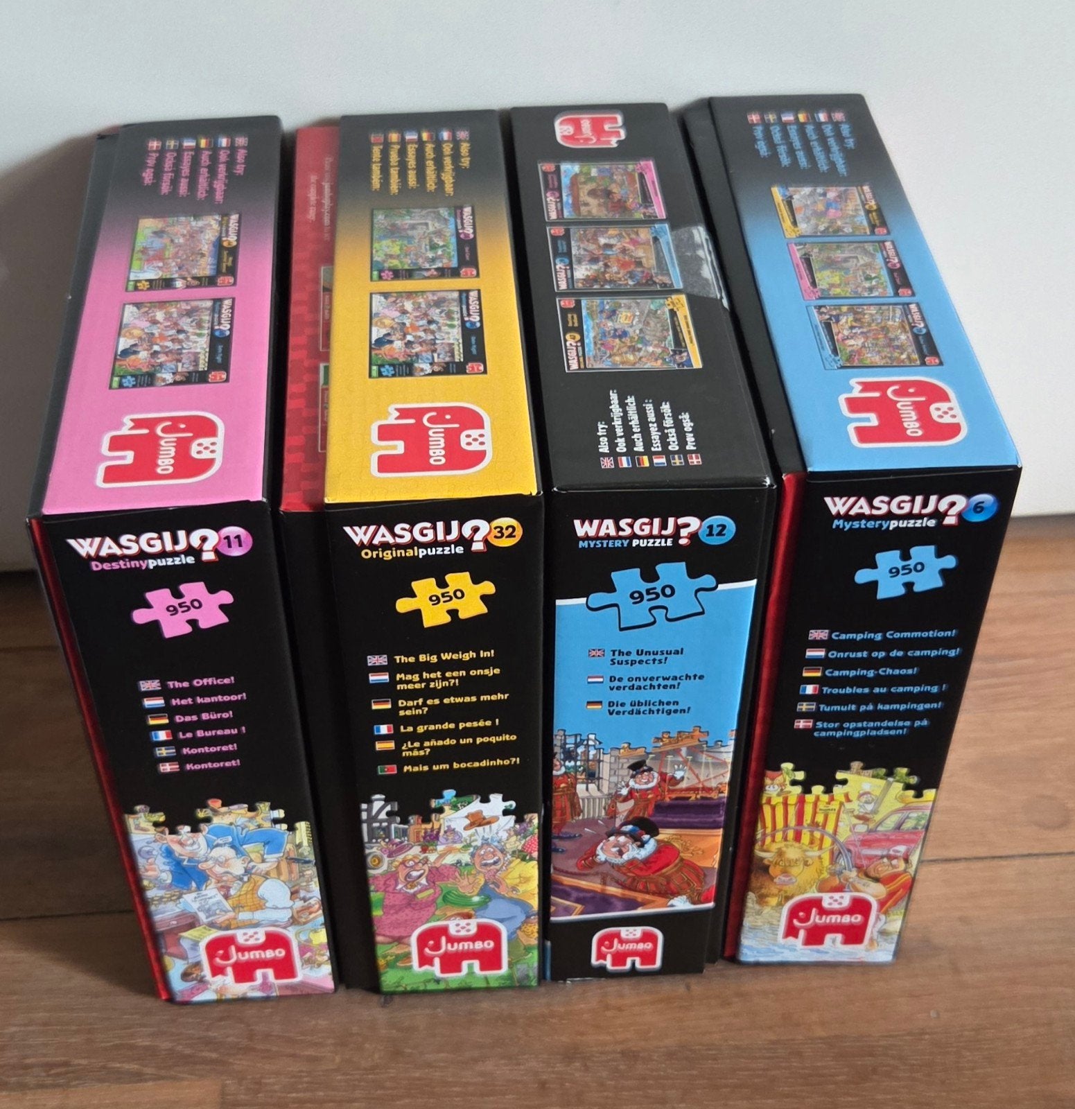 Wasgij Puzzels - 4 stuks (prijs is per stuk), Ophalen, 500 t/m 1500 stukjes, Gebruikt, Legpuzzel