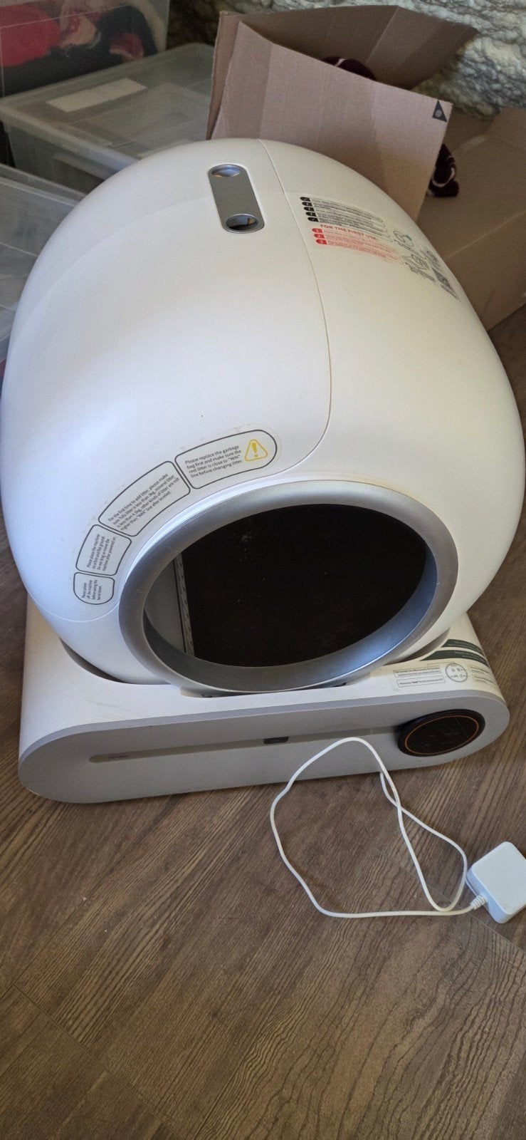 Automatische kattenbak viervoeter, Ophalen, Zelfreinigend, Gebruikt