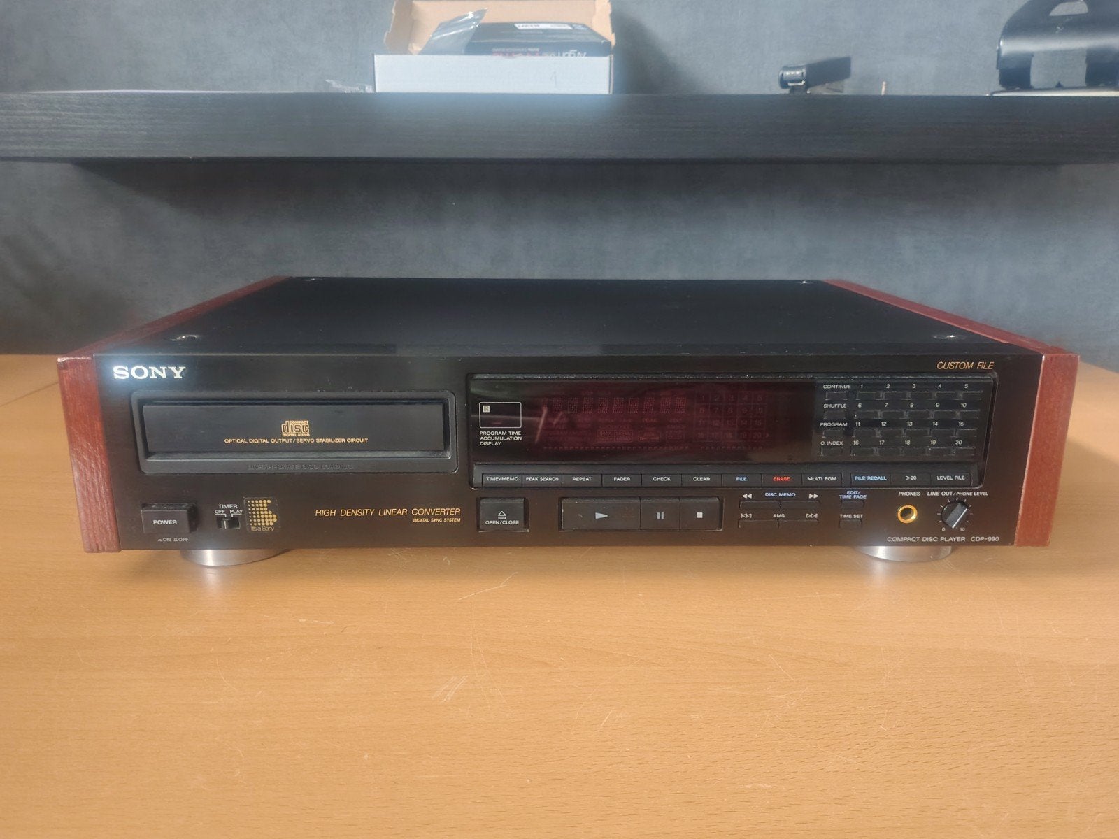 Sony CDP-990, Audio, Tv en Foto, Cd-spelers, Ophalen, Zo goed als nieuw, Sony