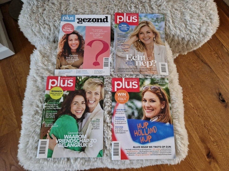 Plus Magazine - Diverse edities, Ophalen of Verzenden, Gelezen, Damesbladen