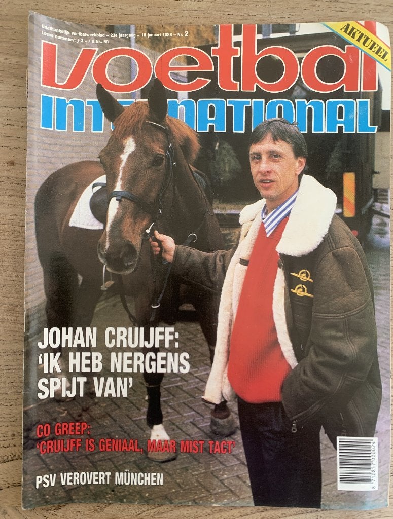 Voetbal International VI Div. tijdschriften uit 1988 / €1,50, Verzamelen, Ophalen of Verzenden, Zo goed als nieuw, Feyenoord, Boek of Tijdschrift