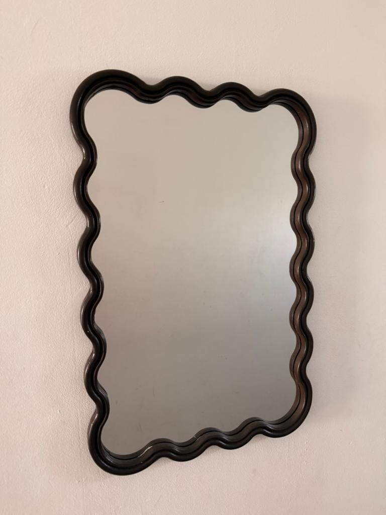 Mooie spiegel, Huis en Inrichting, Woonaccessoires | Spiegels, Ophalen, Zo goed als nieuw, Rechthoekig, Minder dan 100 cm