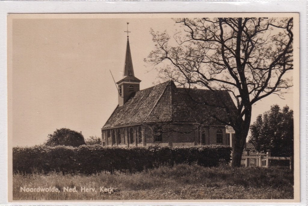 Noordwolde Ned herv kerk, Verzenden, Ongelopen, Friesland