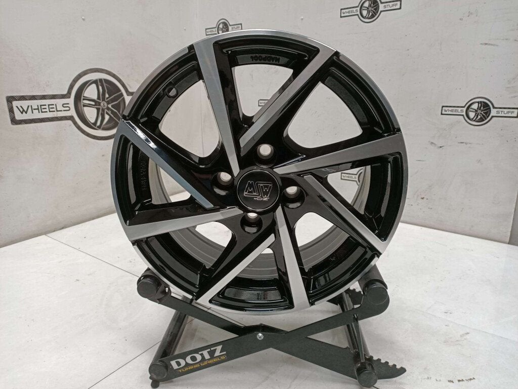 MSW lichtmetaal velgen 15"inch 4x100 Clio Swift Up Aygo Mii, Ophalen, Gebruikt, 15 inch, Velg(en)