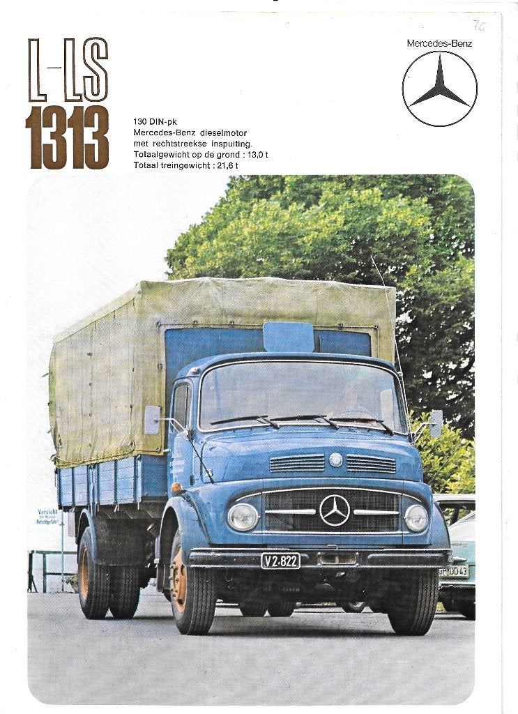 MERCEDES L1313, Ophalen of Verzenden, Zo goed als nieuw, Mercedes