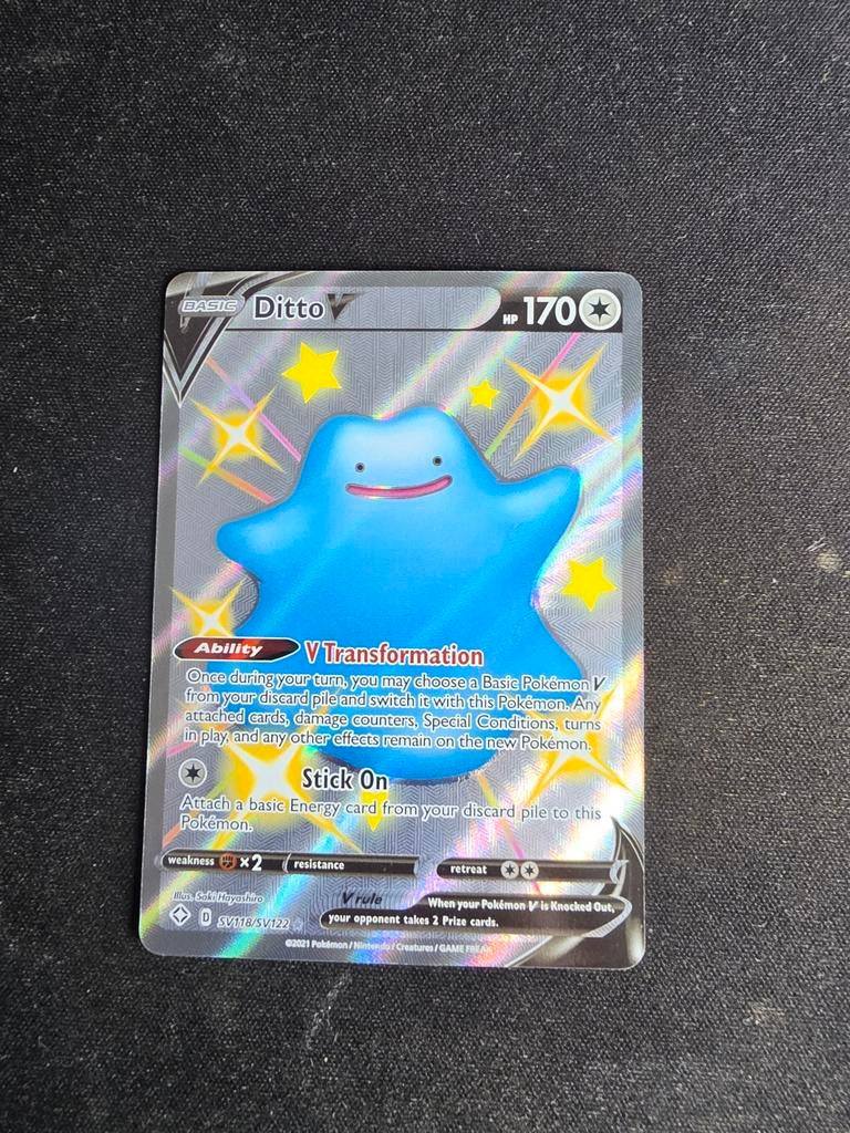 Ditto V, Ophalen, Zo goed als nieuw, Losse kaart, Foil