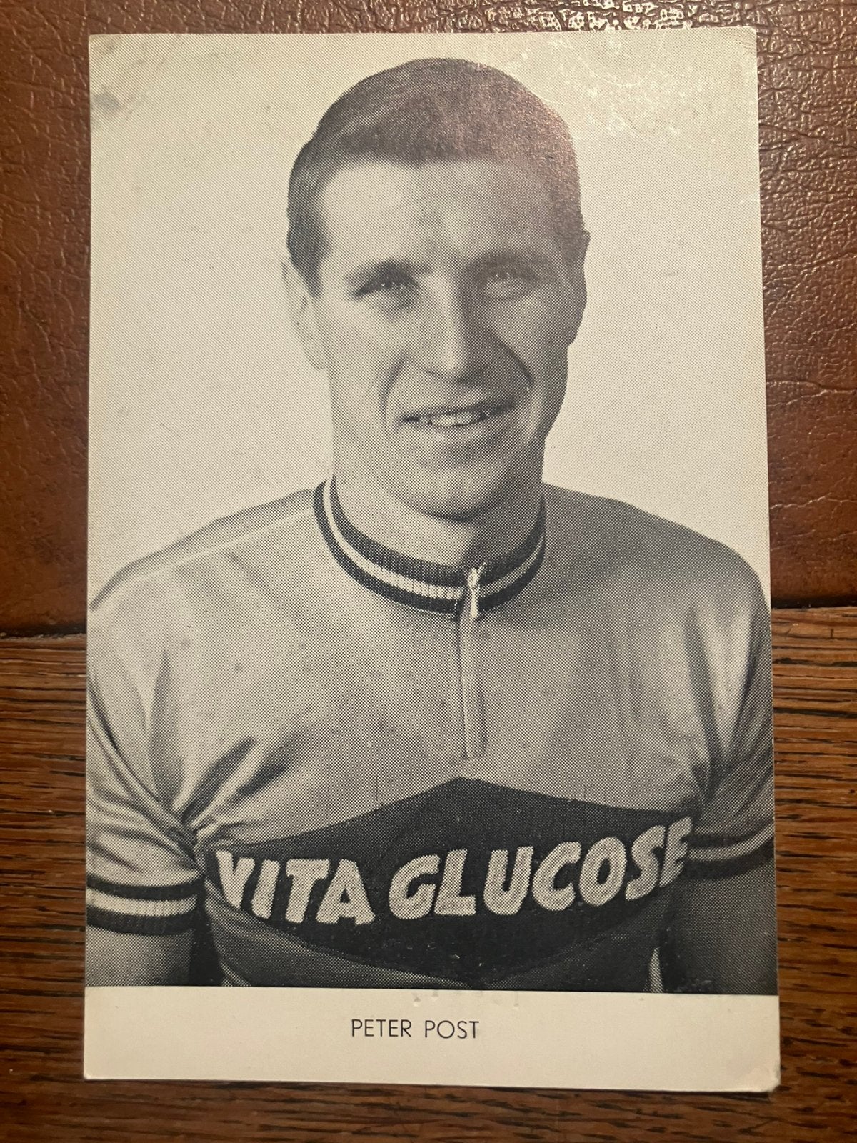Peter Post - kaartje Vita Glucose - wielrennen, Verzamelen, Ophalen of Verzenden, Gebruikt, Overige sporten, Spelerskaart