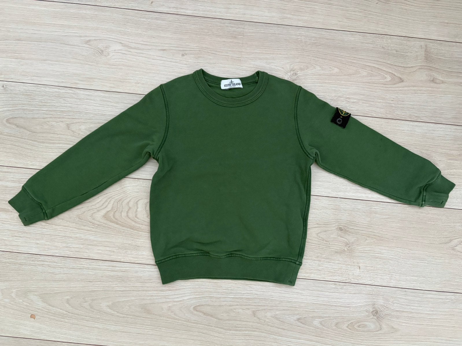 Stone Island sweater groen maat 116, Ophalen of Verzenden, Gebruikt, Jongen, Trui of Vest