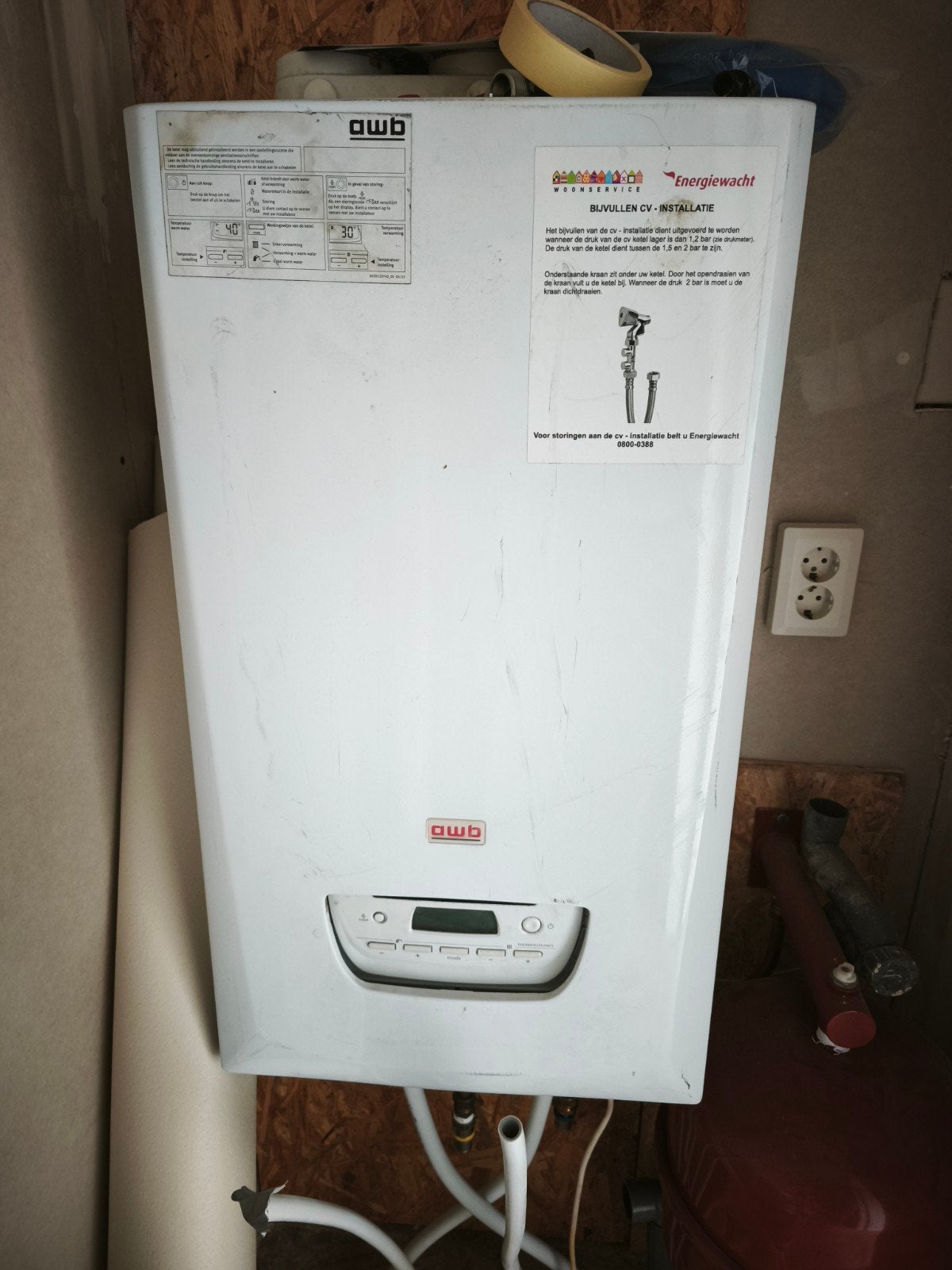 AWB ThermoElegance 30-A CV-ketel (HR-toestel), Ophalen, 30 tot 80 cm, Gebruikt, Cv-ketel of Combi-ketel