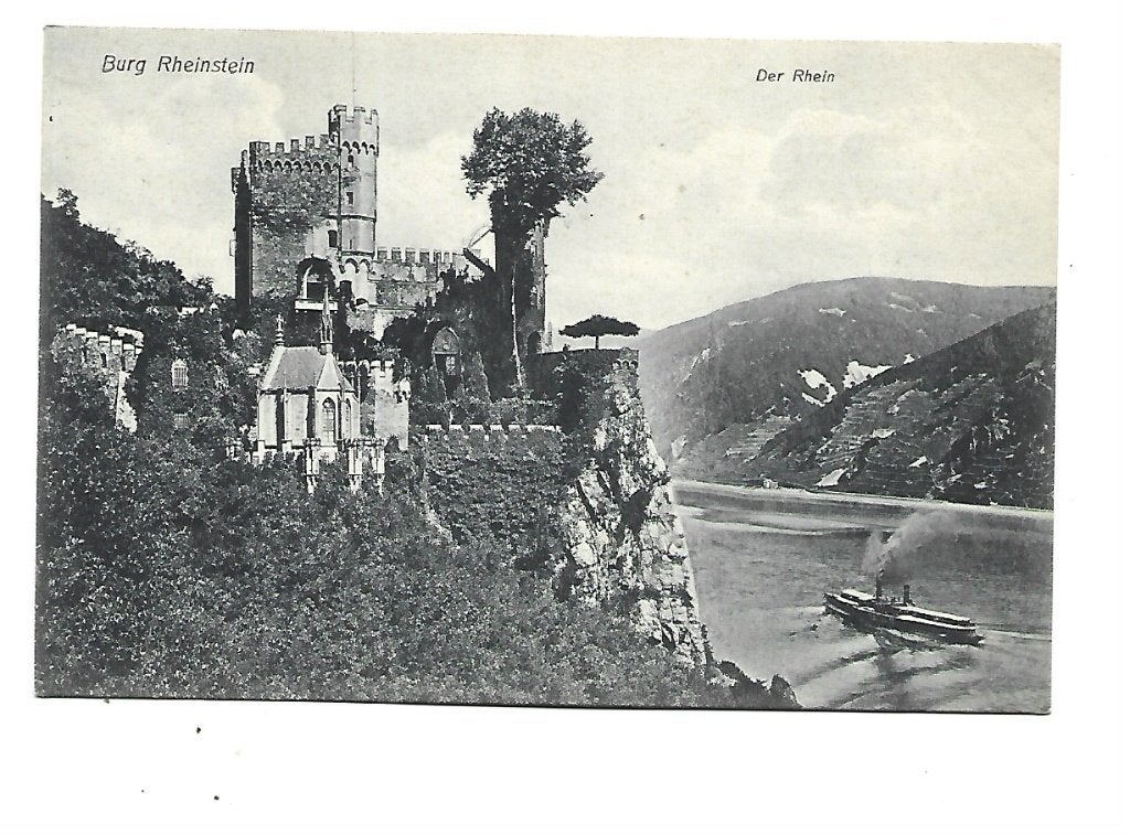 Duitsland -Burg Rheinstein, Verzenden, Voor 1920, Ongelopen, Duitsland