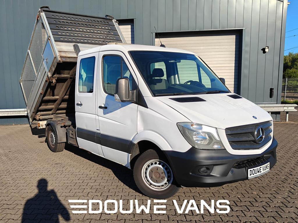 Mercedes-Benz Sprinter 310 Kipper DC 7 Pers. Trekhaak Airco, Euro 5, Achterwielaandrijving, Gebruikt, Zwart