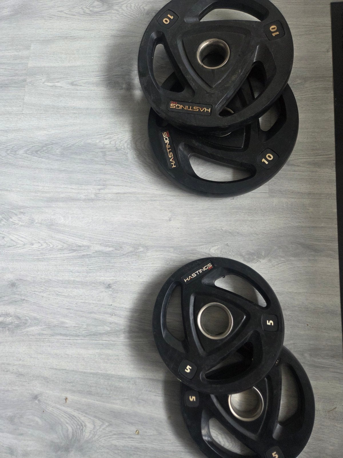 Hastings Halterschijven Set - 2x 10kg, 2x 5kg, Ophalen