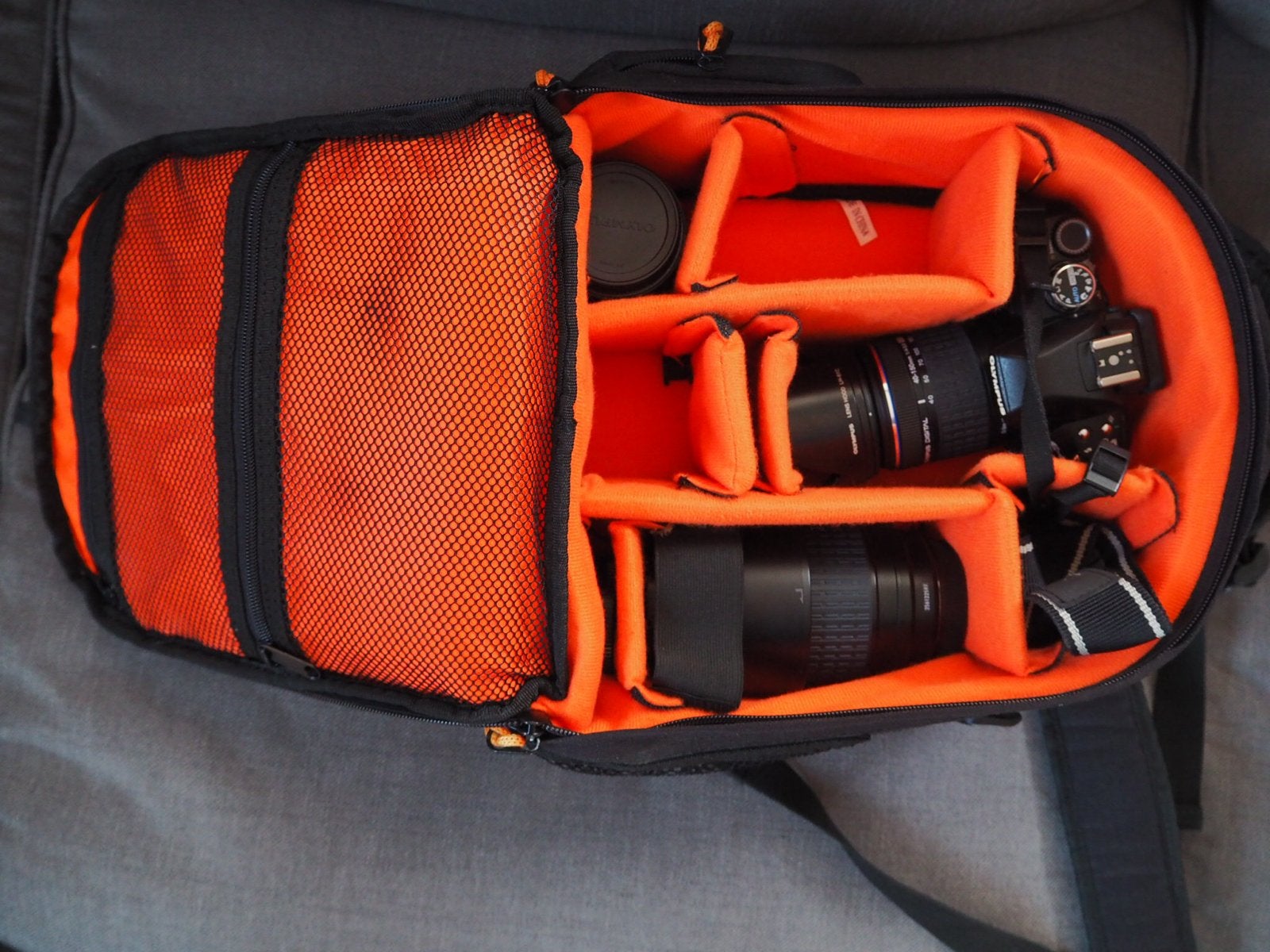 Olympus E - 400 met 3 lenzen en accessoires (filters), Ophalen, Beeldstabilisatie, Zo goed als nieuw, Olympus