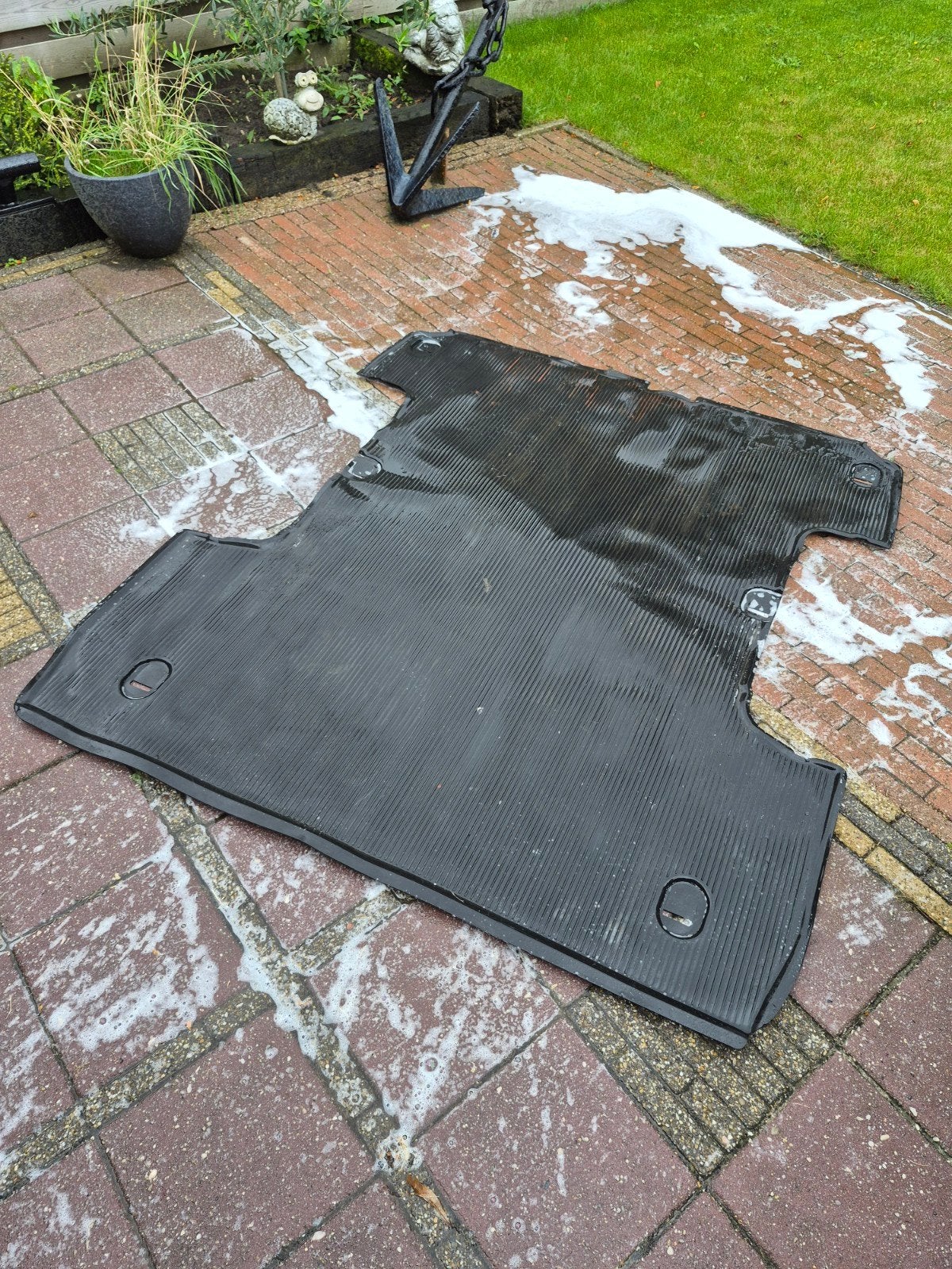 Rubberen kofferbakmat- laadruimtemat, Ophalen, Gebruikt