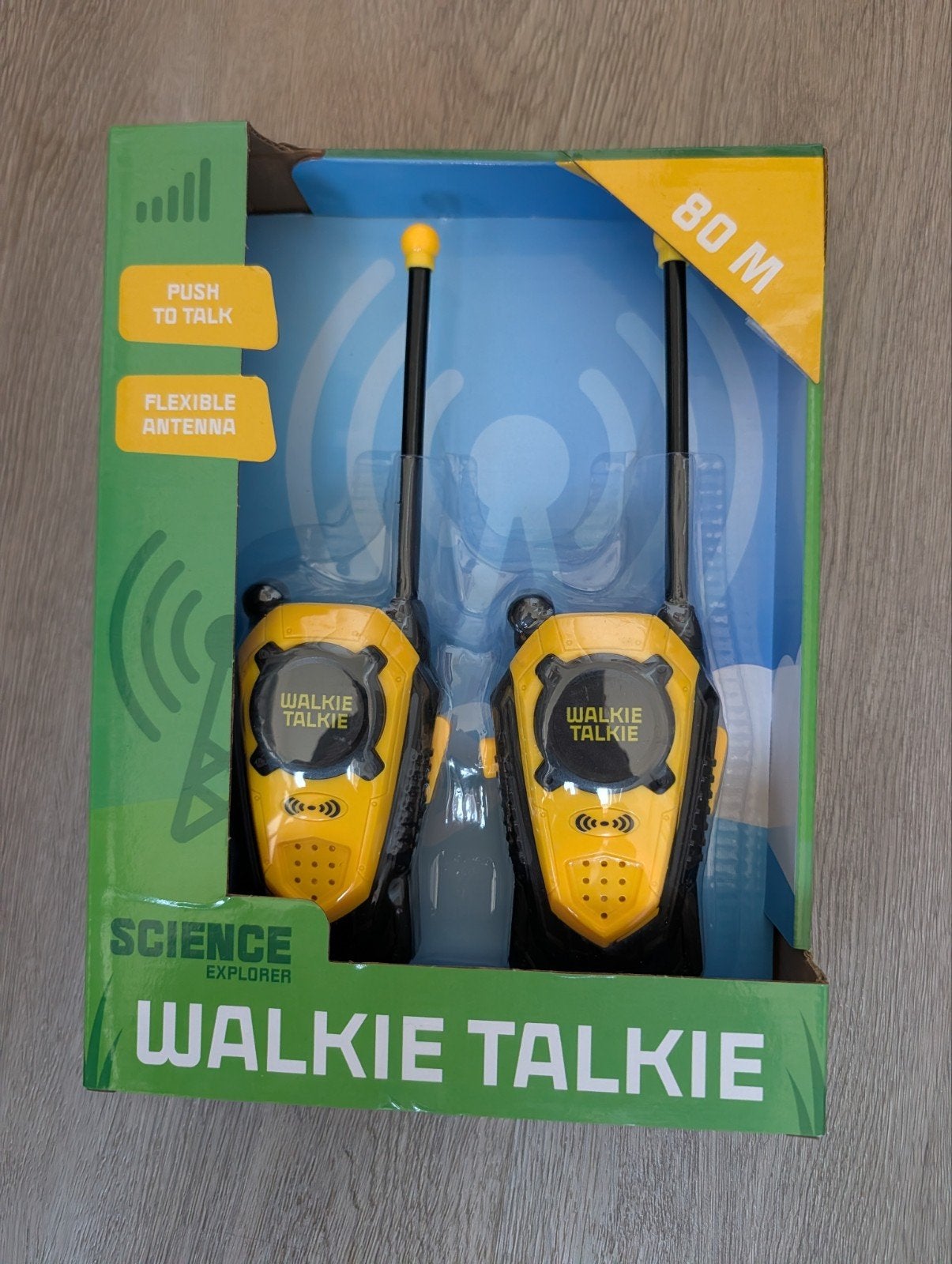 Science Explorer Walkie Talkie Set - 80M Bereik, Ophalen of Verzenden