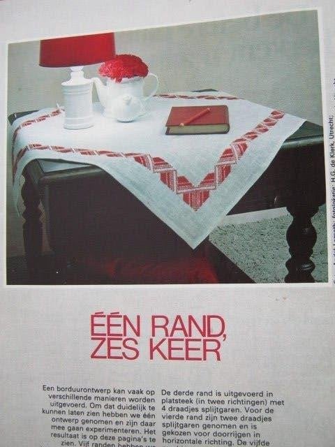 Borduurpatroon  Mooie rand   nr 1602 do, Verzenden, Nieuw, Handborduren, Patroon