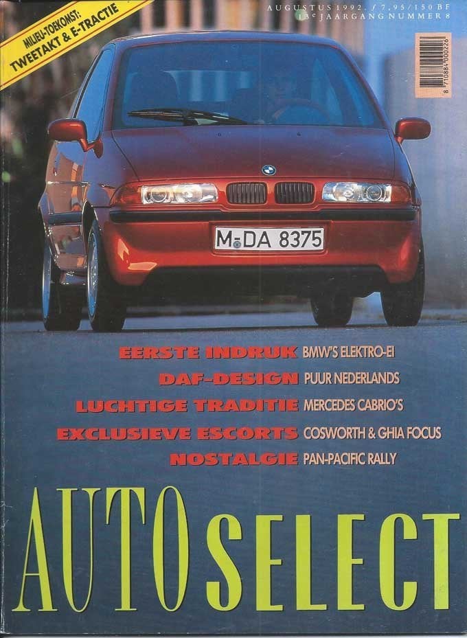 Autoselect 8 1992 : Mercedes Benz 300 CE 24 Cabrio - Ford, Ophalen of Verzenden, Gelezen, Algemeen