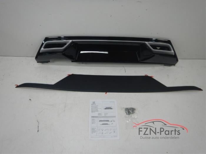 Seat Ibiza 6F FR Achterbumper onderlip Diffuser+Inleg, Ophalen of Verzenden, Gebruikt, Achter, Bumper