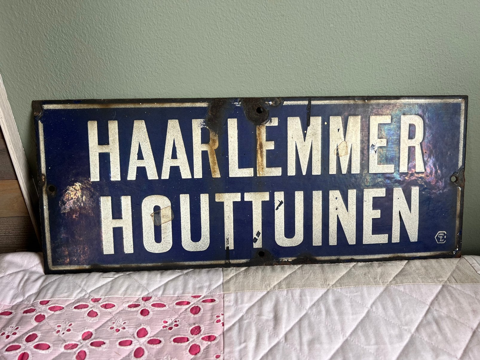 EMAILLE BORD HAARLEMMER HOUTTUINEN Langcat B