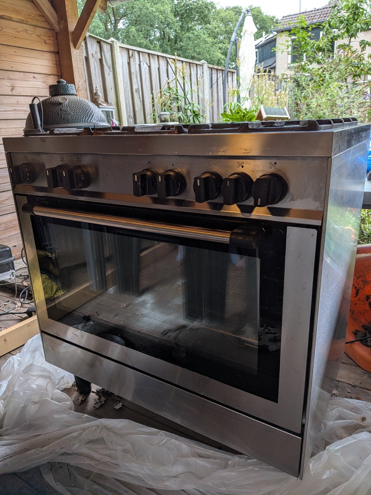 Ikea gasfornuis 90cm, Ophalen, Gebruikt, 60 cm of meer, Gas