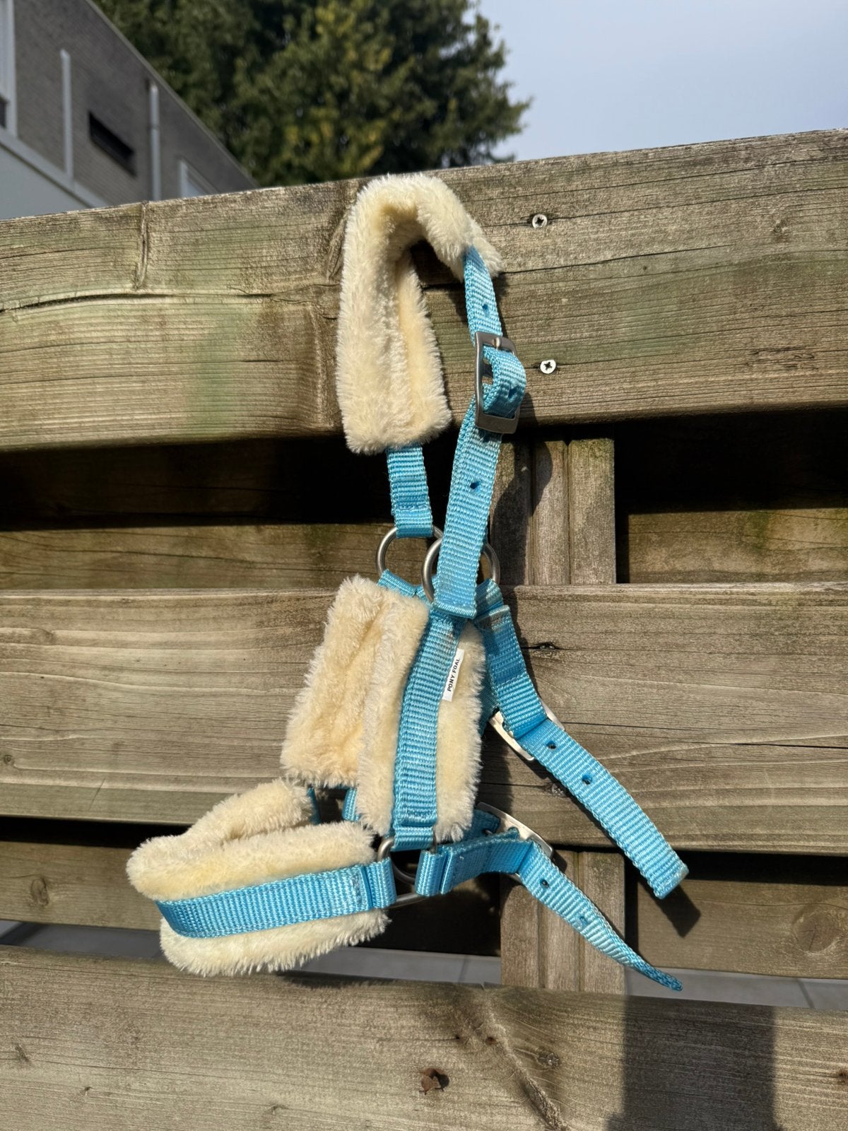Pony veulen halster, Halster, Ophalen of Verzenden, Pony, Met bont