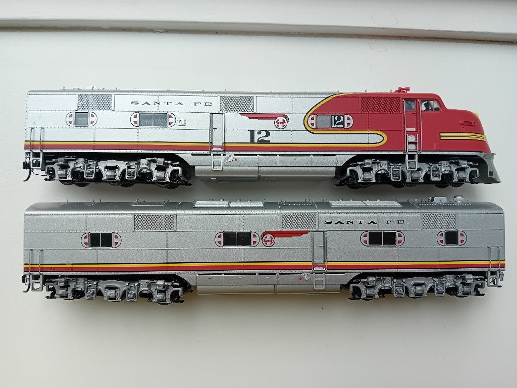 Proto 2000 EMD E1 A+B ATSF/Santa Fe zgan, Overige merken, Treinset, Gelijkstroom, Ophalen of Verzenden
