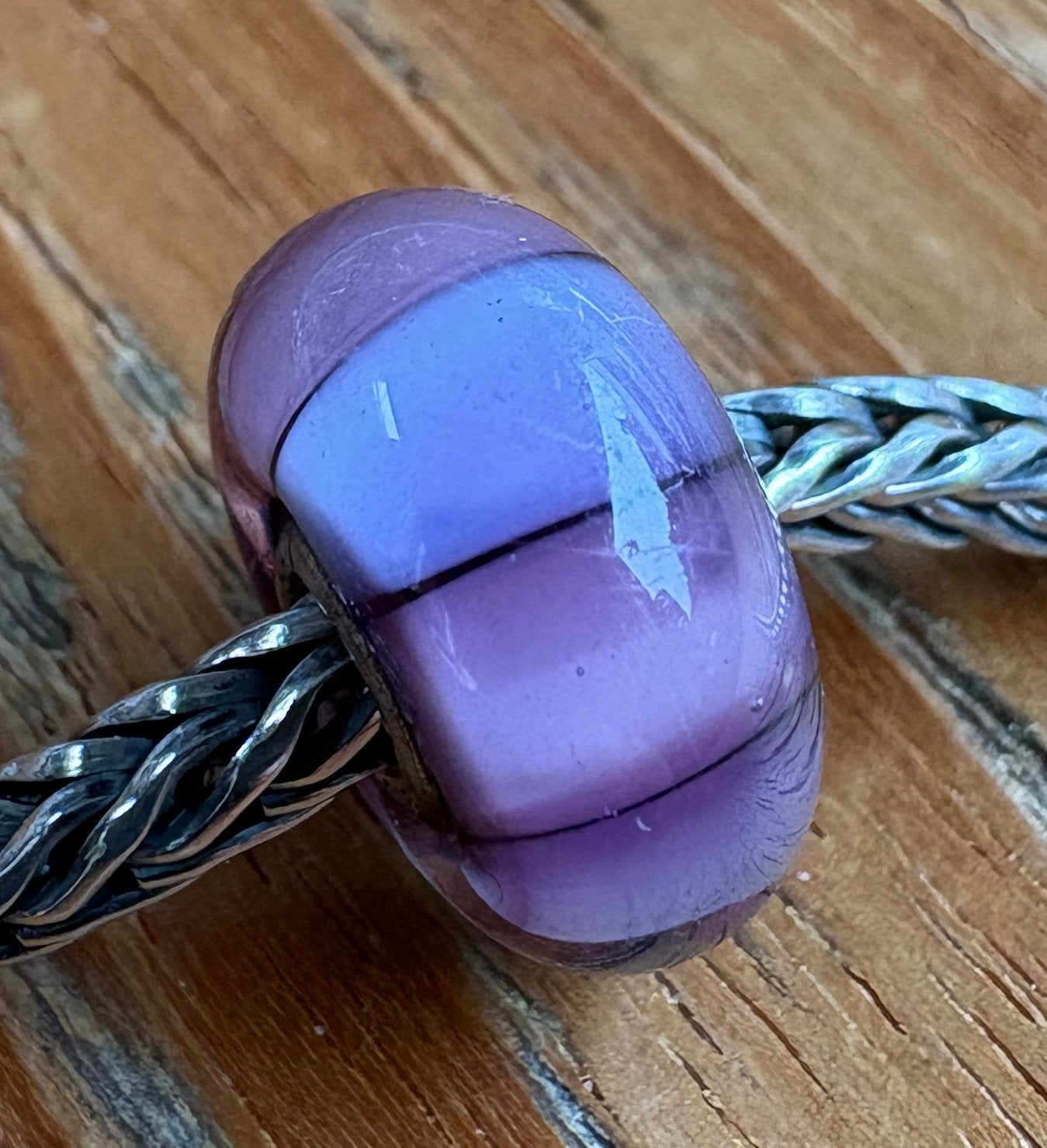 Trollbeads Paarse Pompoen NIEUW, Verzenden, Nieuw, Glas of Kristal, Trollbeads