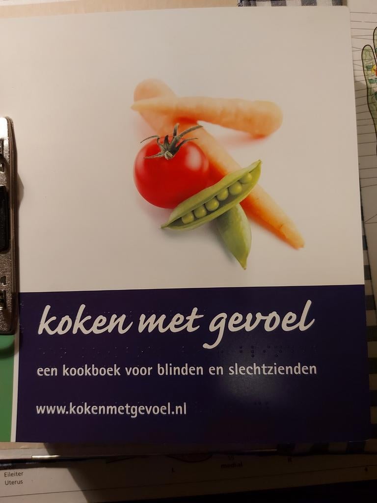 Koken met Gevoel: Kookboek in Braille., Boeken, Ophalen of Verzenden, Nieuw, Azië en Oosters, Overige typen
