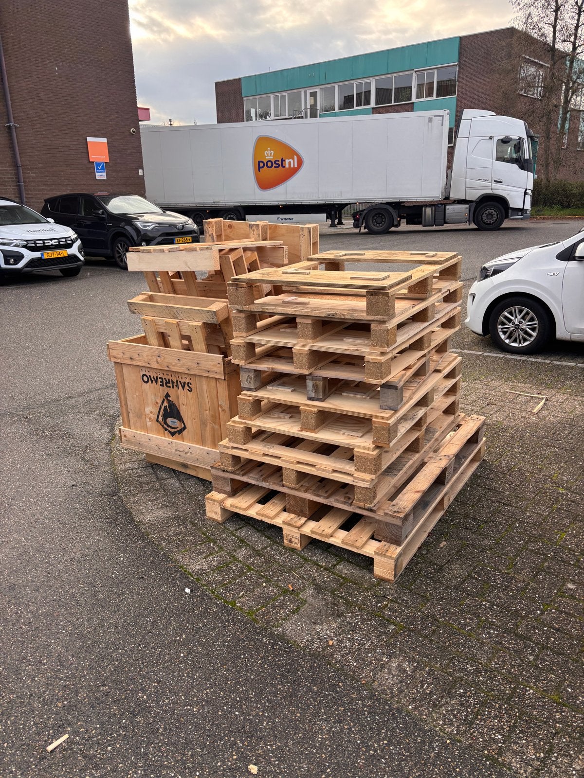 Pallets voor brandhout, decoratie of hobbyprojecten, Ophalen, Gebruikt, 50 mm of meer, Pallet