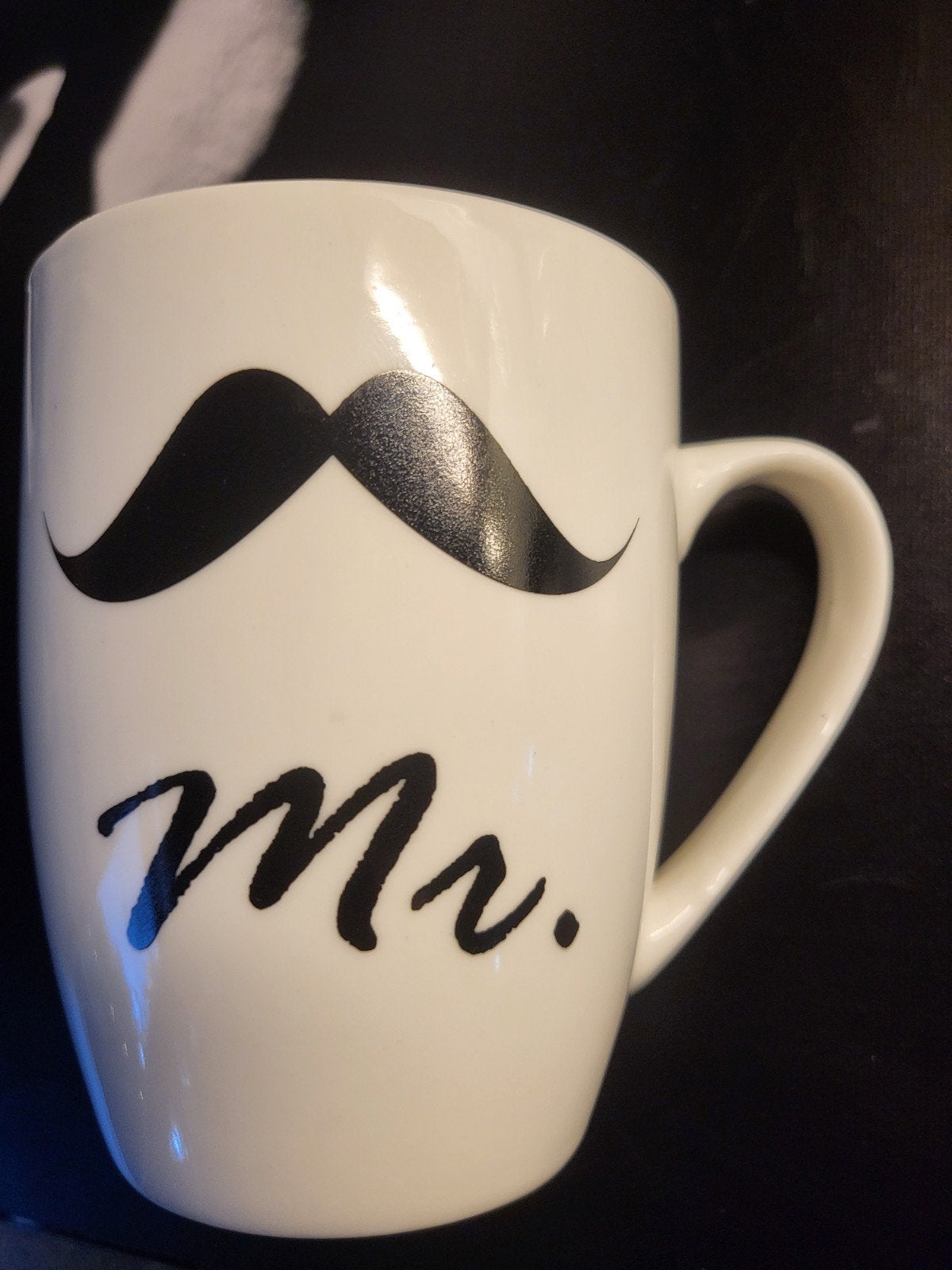 Mr. & Mrs. Mokken - Set van 2, Huis en Inrichting, Keuken | Servies, Gebruikt, Overige merken, Keramiek, Modern