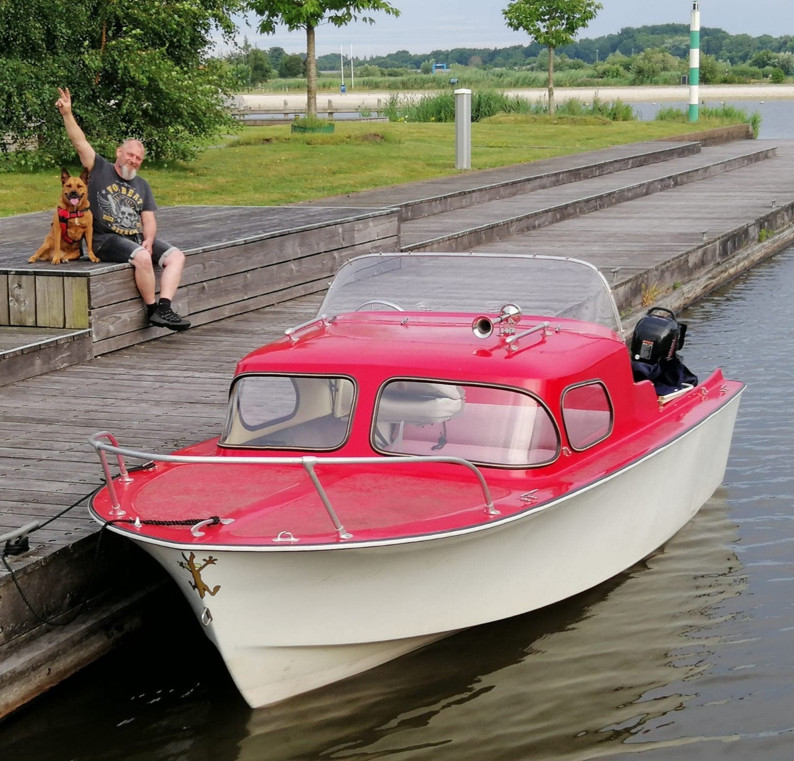 Uniek Noors Fjorden Kajuitboot. Yamaha 25pk & zgan Trailer, Watersport en Boten, Benzine, Overige merken, Kajuitboot, 35 cm
