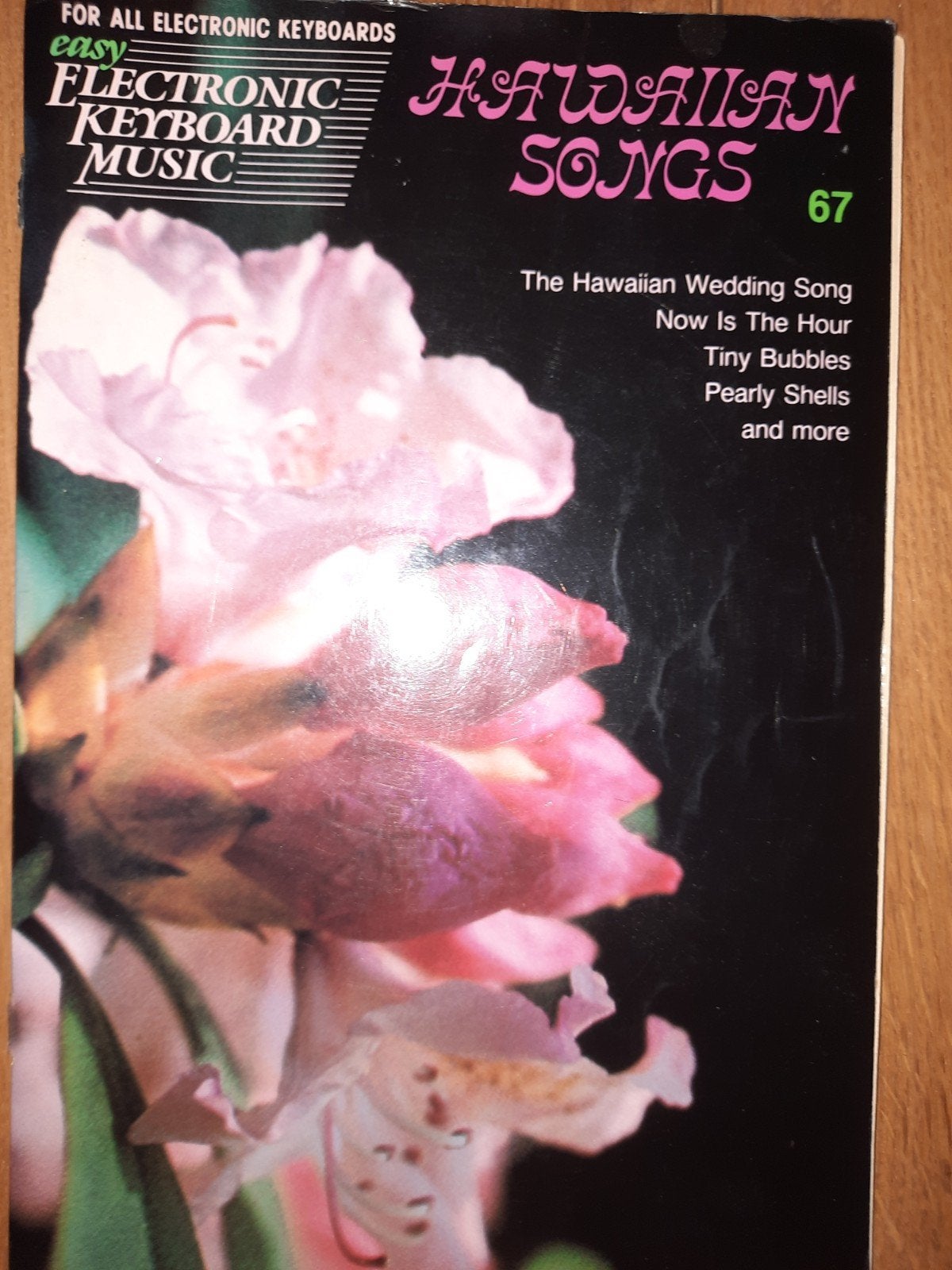 Keyboard Hawaiian Songs-Easy Keyboard 67-grote noten+letters, Ophalen of Verzenden, Gebruikt, Artiest of Componist, Keyboard