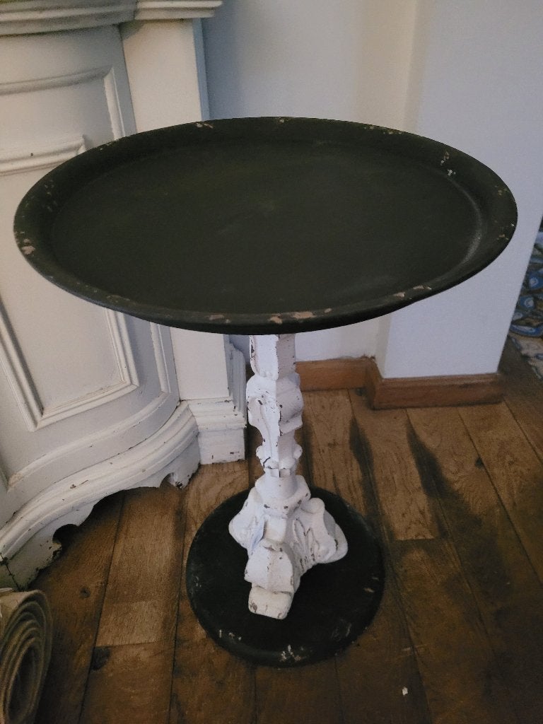 Nieuw bijzettafeltje wijntafeltje Clayre & Eef, Heikant 21 Kaatsheuvel, Hout, Meerkleurig, Belle Vieille Brocante