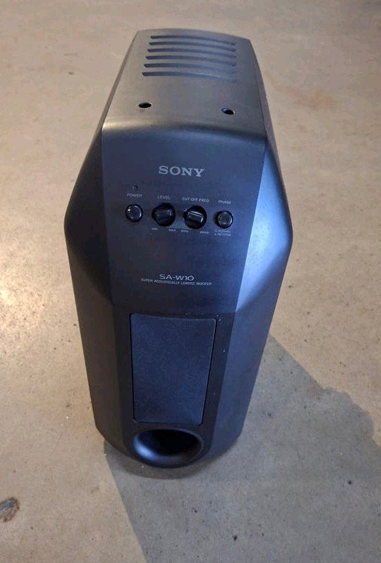 Sony SA-W10, Subwoofer, Ophalen of Verzenden, Zo goed als nieuw, Sony