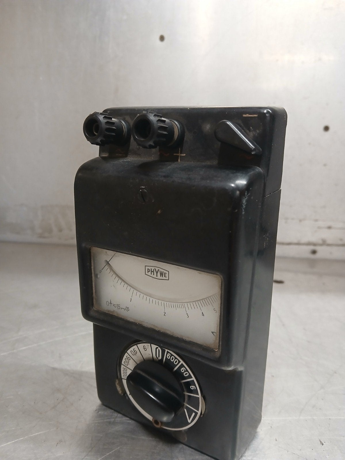 Phywe antiker voltmeter messgerät bakeliet, Ophalen of Verzenden