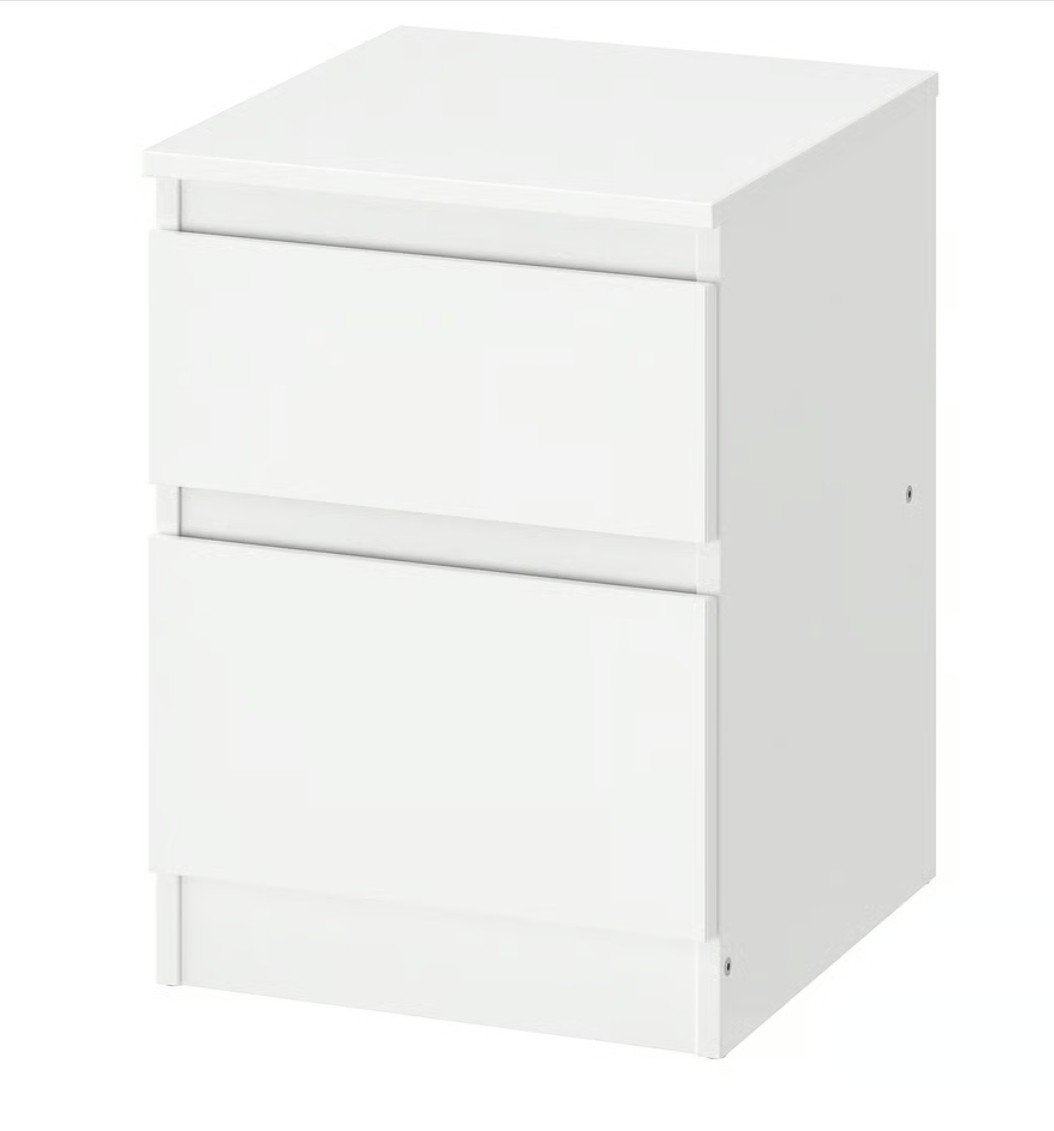 IKEA KULLEN Bedside Table/Nightstand – Excellent Condition, Huis en Inrichting, Ophalen, Minder dan 50 cm, 1 of 2 laden, Zo goed als nieuw