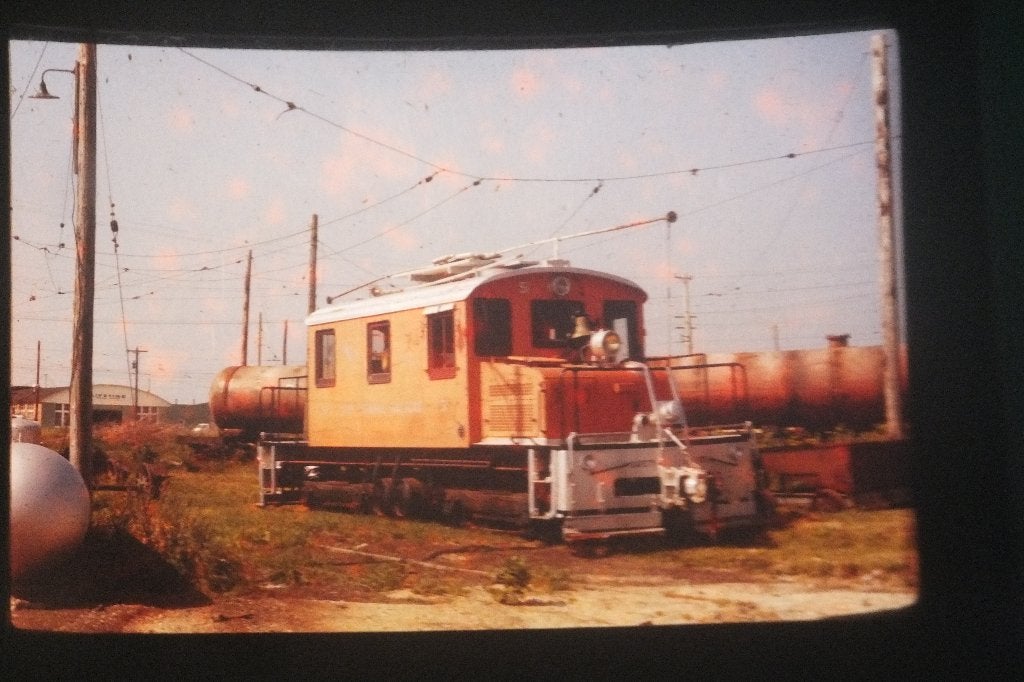 dia USA loc electrische locomotief 51 Iowa Terminal Railroad, Ophalen of Verzenden, Gebruikt, Trein, Kaart of Prent